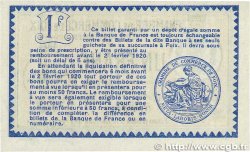 1 Franc Annulé FRANCE régionalisme et divers Foix 1915 JP.059.11 pr.NEUF