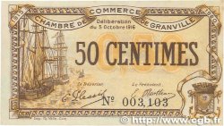 50 Centimes FRANCE régionalisme et divers Granville 1916 JP.060.07 SUP