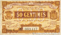 50 Centimes FRANCE régionalisme et divers Granville et Cherbourg 1920 JP.061.01 TB