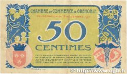 50 Centimes FRANCE régionalisme et divers Grenoble 1917 JP.063.16 TB
