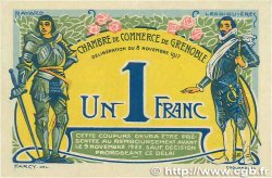 1 Franc FRANCE régionalisme et divers Grenoble 1917 JP.063.20 TTB