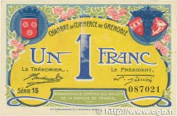 1 Franc FRANCE régionalisme et divers Grenoble 1917 JP.063.25 TTB+