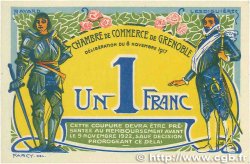 1 Franc FRANCE régionalisme et divers Grenoble 1917 JP.063.25 TTB+