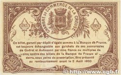 50 Centimes FRANCE regionalism and miscellaneous Guéret 1915 JP.064.07 VF+