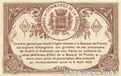 50 Centimes FRANCE régionalisme et divers Guéret 1915 JP.064.07 SPL+