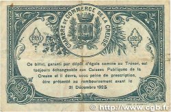 50 Centimes FRANCE régionalisme et divers Guéret 1920 JP.064.19 TB