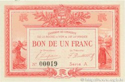 1 Franc FRANCE Regionalismus und verschiedenen La Roche-Sur-Yon 1915 JP.065.05