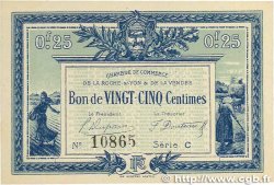 25 Centimes FRANCE regionalismo e varie La Roche-Sur-Yon 1916 JP.065.26 q.FDC
