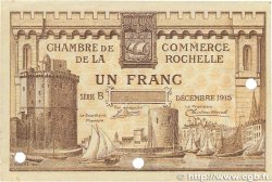 1 Franc Spécimen FRANCE régionalisme et divers La Rochelle 1915 JP.066.04 TTB