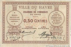 50 Centimes FRANCE régionalisme et divers Le Havre 1918 JP.068.01 TTB