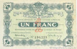 1 Franc FRANCE régionalisme et divers Le Havre 1920 JP.068.22 TTB+