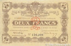 2 Francs FRANCE régionalisme et divers Le Havre 1920 JP.068.24 TB