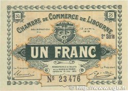 1 Franc FRANCE régionalisme et divers Libourne 1915 JP.072.13 SPL