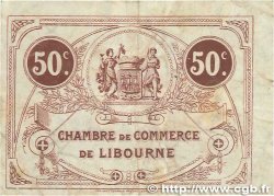 50 Centimes FRANCE régionalisme et divers Libourne 1920 JP.072.29 TB+