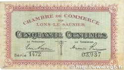 50 Centimes FRANCE régionalisme et divers Lons-Le-Saunier 1918 JP.074.11