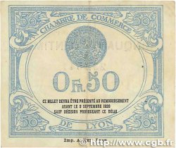 50 Centimes FRANCE régionalisme et divers Lyon 1915 JP.077.05 TTB