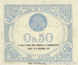 50 Centimes FRANCE régionalisme et divers Lyon 1919 JP.077.18 TTB+