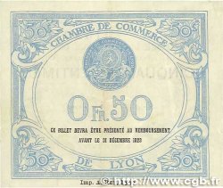 50 Centimes FRANCE Regionalismus und verschiedenen Lyon 1919 JP.077.18 SS