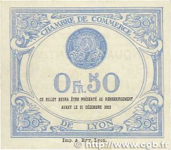 50 Centimes FRANCE régionalisme et divers Lyon 1920 JP.077.22 SPL