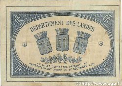 1 Franc FRANCE régionalisme et divers Mont-De-Marsan 1914 JP.082.15 TB