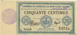 50 Centimes FRANCE régionalisme et divers Montluçon, Gannat 1914 JP.084.10 SPL