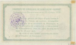 2 Francs FRANCE regionalismo y varios Montluçon, Gannat 1916 JP.084.26 SC+