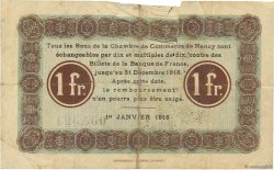 1 Franc FRANCE régionalisme et divers Nancy 1916 JP.087.08 B
