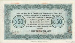 50 Centimes FRANCE régionalisme et divers Nancy 1918 JP.087.20 NEUF