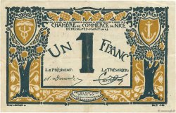 1 Franc FRANCE regionalism and miscellaneous Nice 1917 JP.091.05