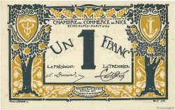 1 Franc FRANCE regionalism and miscellaneous Nice 1917 JP.091.05 XF+