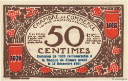 50 Centimes FRANCE regionalism and various Nice 1917 JP.091.06 AU-
