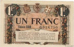 1 Franc FRANCE regionalism and miscellaneous Nice 1920 JP.091.11 VF-