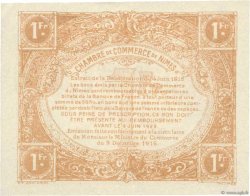 1 Franc Spécimen FRANCE régionalisme et divers Nîmes 1915 JP.092.15 SUP+