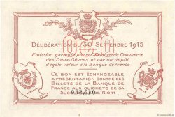 50 Centimes FRANCE régionalisme et divers Niort 1915 JP.093.01 pr.SPL