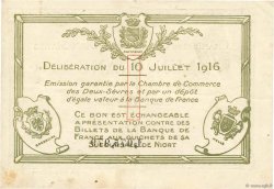 1 Franc FRANCE regionalism and miscellaneous Niort 1916 JP.093.08 F