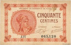 50 Centimes FRANCE regionalism and miscellaneous Paris 1920 JP.097.10