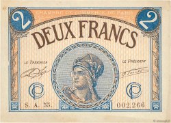 2 Francs FRANCE regionalism and miscellaneous Paris 1920 JP.097.28