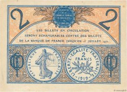 2 Francs FRANCE regionalism and miscellaneous Paris 1920 JP.097.28 VF