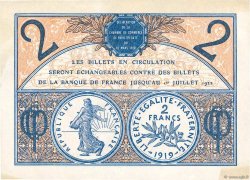 2 Francs FRANCE regionalism and miscellaneous Paris 1920 JP.097.28 AU