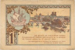 1 Franc FRANCE regionalism and miscellaneous Paris 1920 JP.097.36 F