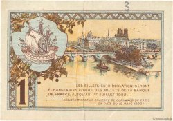 1 Franc FRANCE regionalism and miscellaneous Paris 1920 JP.097.36 VF