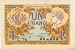 1 Franc FRANCE regionalism and miscellaneous Paris 1920 JP.097.36 AU