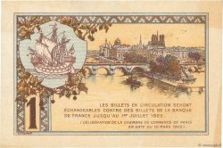 1 Franc FRANCE regionalism and miscellaneous Paris 1920 JP.097.36 AU