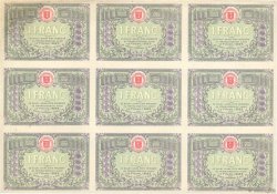 1 Franc Planche FRANCE régionalisme et divers  1920 JP.112.20var. TTB