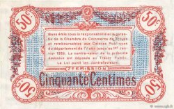 50 Centimes FRANCE regionalism and miscellaneous Troyes 1918 JP.124.13 VF+