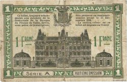 1 Franc FRANCE régionalisme et divers Tulle et Ussel 1918 JP.126.03 B+