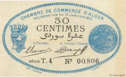 50 Centimes FRANCE régionalisme et divers Alger 1915 JP.137.08 TTB+