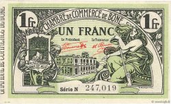 1 Franc FRANCE régionalisme et divers Bône 1921 JP.138.19 SUP
