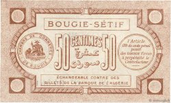 50 Centimes FRANCE régionalisme et divers Bougie, Sétif 1915 JP.139.01 SUP