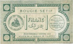 1 Franc FRANCE regionalism and miscellaneous Bougie, Sétif 1915 JP.139.02 VF+